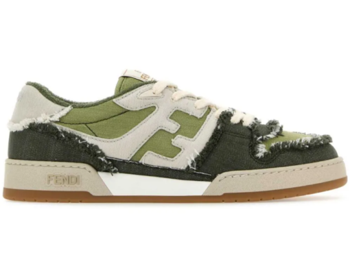 FENDI Fendi Match denim sneaker green/white