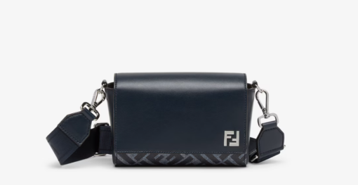 Fendi FF Squared Compact Bag Blue