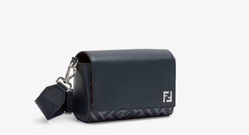 Fendi FF Squared Compact Bag Blue - Image 2