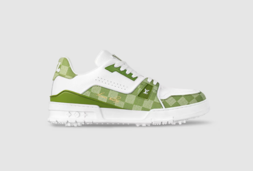 LV New Trainer Sneaker White Green