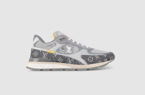 LV Run Away Logo Patch Sneaker Grey