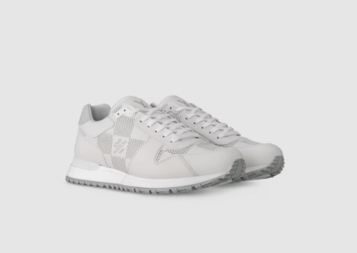 LV Run Away Logo Patch Sneaker White - Image 2