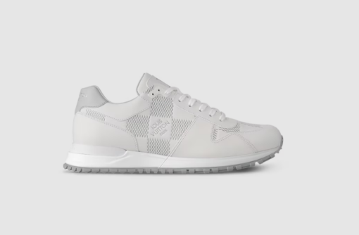 LV Run Away Logo Patch Sneaker White