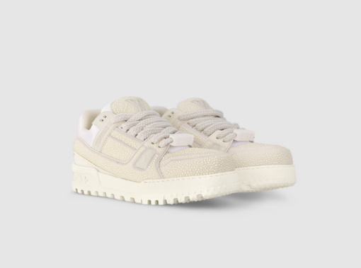 LV Trainer Maxi Sneaker Beige - Image 5