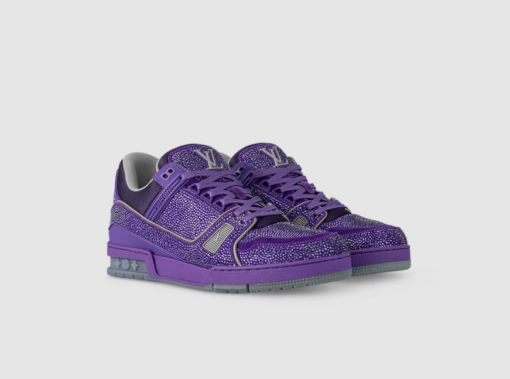 LV Trainer Sneaker 2025 Purple Stone - Image 2