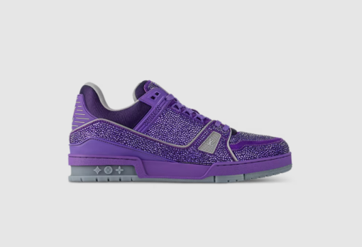 LV Trainer Sneaker 2025 Purple Stone