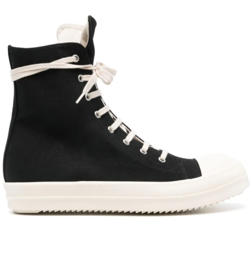 Rick Owens DRKSHDW canvas sneaker black