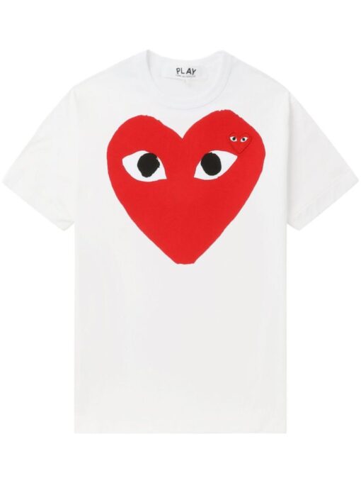 Comme Des Garçons Play logo-print cotton T-shirt