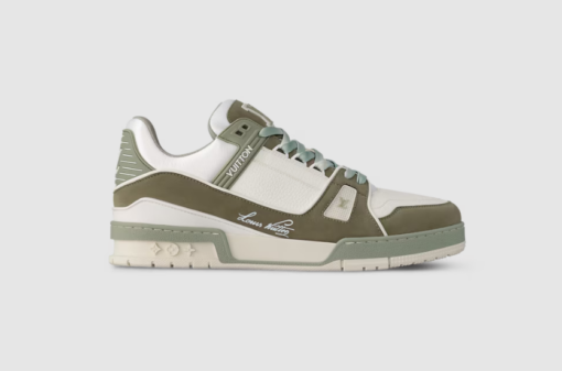 LV Trainer Sneaker 2025 White Green