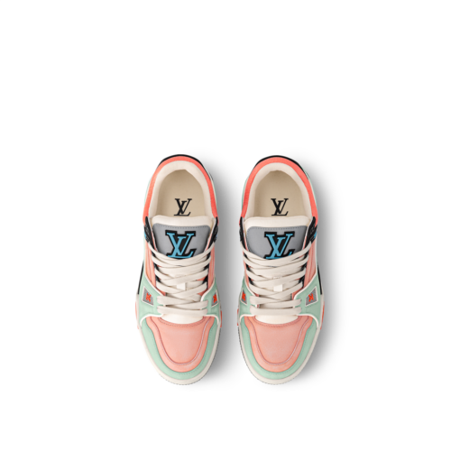 LV New Trainer Sneaker Orange - Image 3