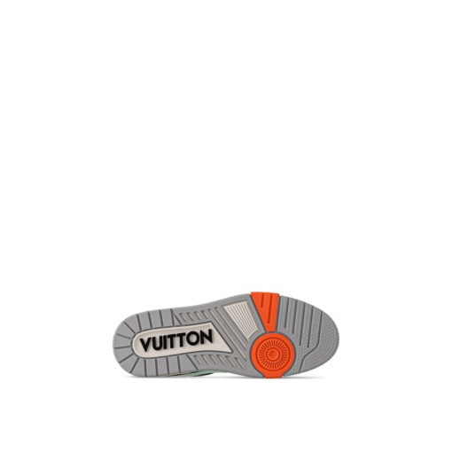 LV New Trainer Sneaker Orange - Image 4