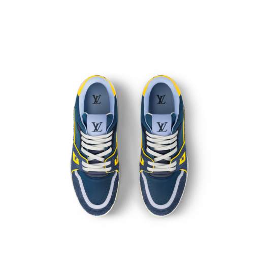 LV Trainer Sneaker 2025 Blue - Image 3