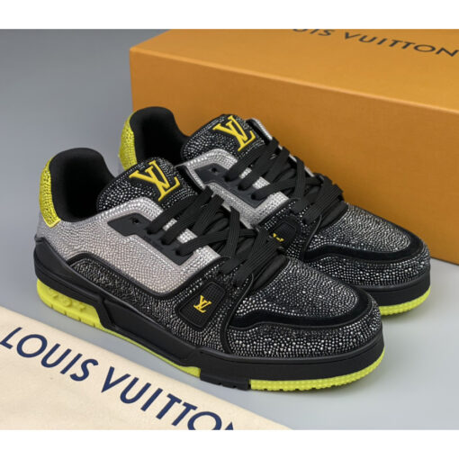 LV New Trainer Sneaker Black Stone