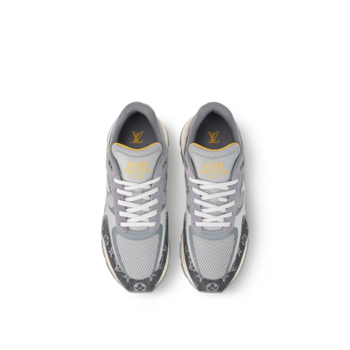 LV Run Away Logo Patch Sneaker Grey - Image 3